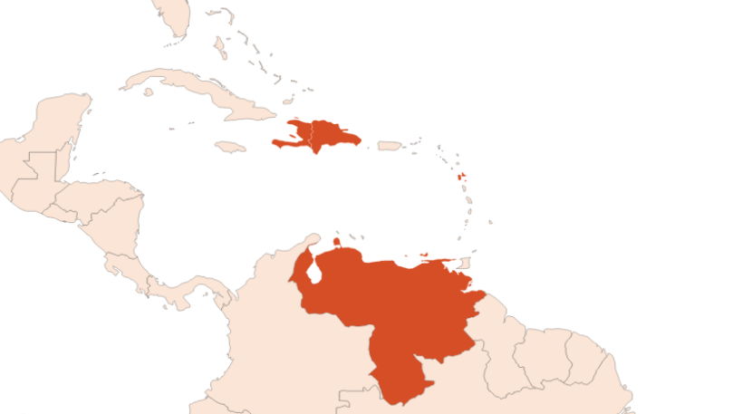 Amyris Bois HE (N° CAS 8015-65-4) Map for Amyris Bois HE (N° CAS 8015-65-4)