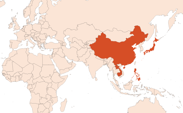 Badiane HE (N° CAS 8007-70-3) Map for Badiane HE (N° CAS 8007-70-3)