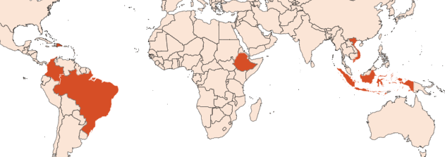 Café Robusta torrefié CO2 (N° CAS 97593-13-0) Map for Café Robusta torrefié CO2 (N° CAS 97593-13-0)